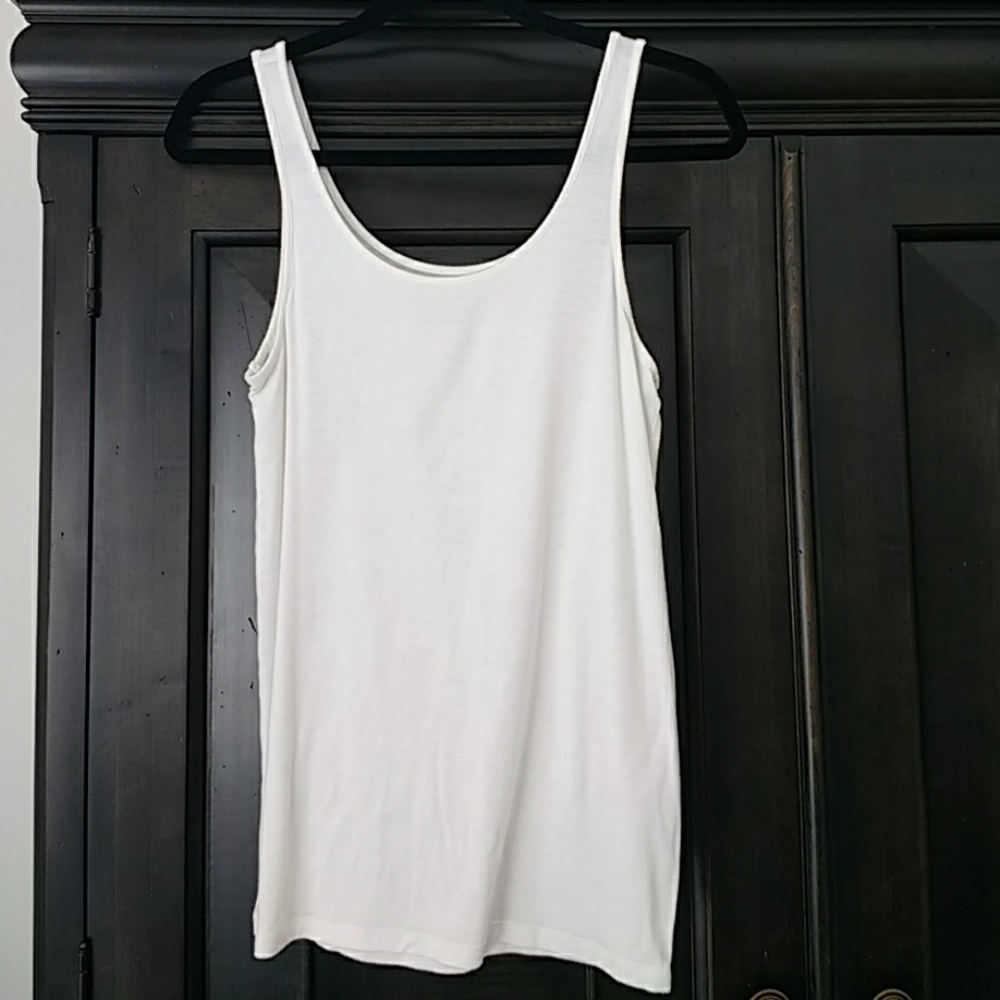 Ivory knit tank top